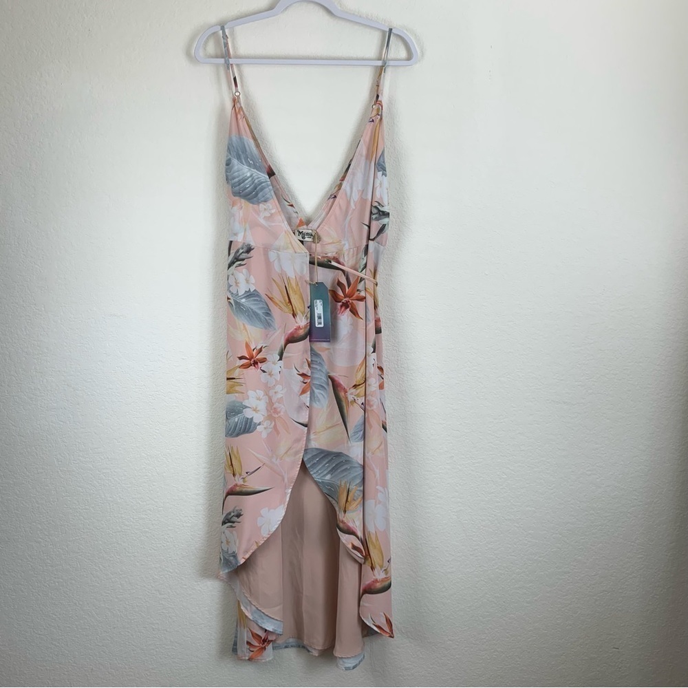 Show me your mumu meghan wrap dress paradise party L
